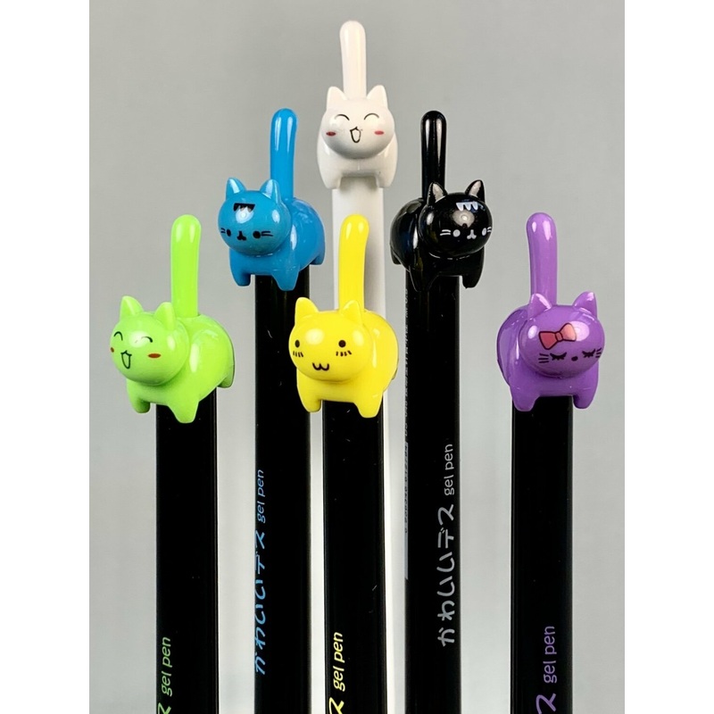 Cat Tail Retractable Gel Roller Pen
