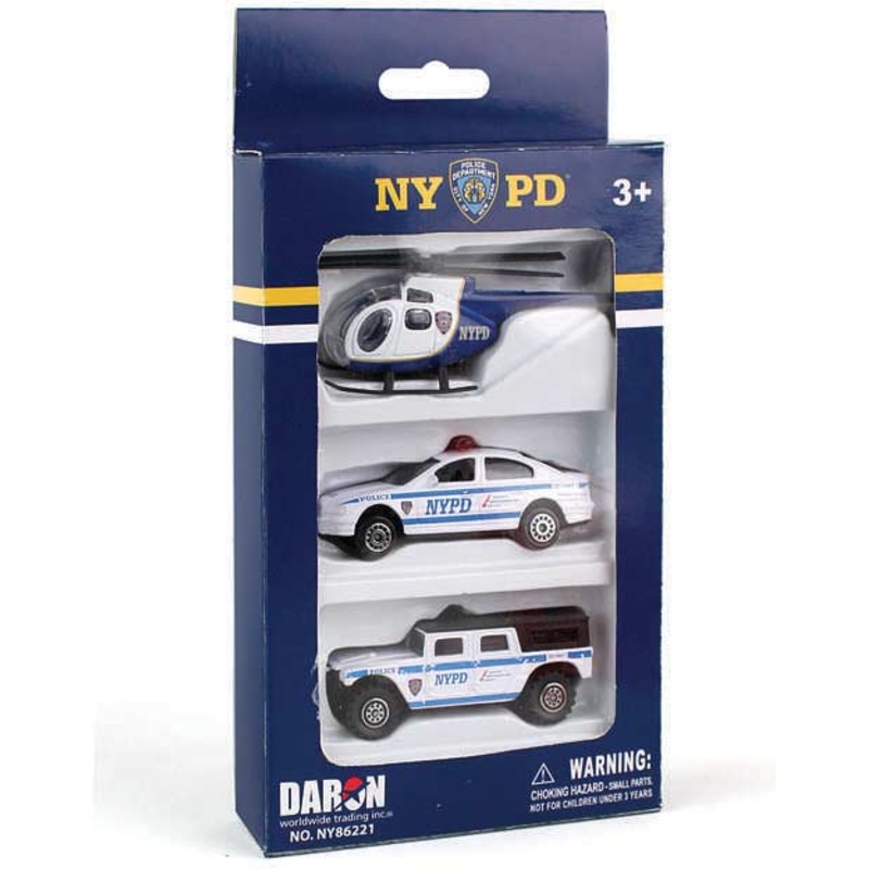 Nypd 3 Piece Vehicle Set