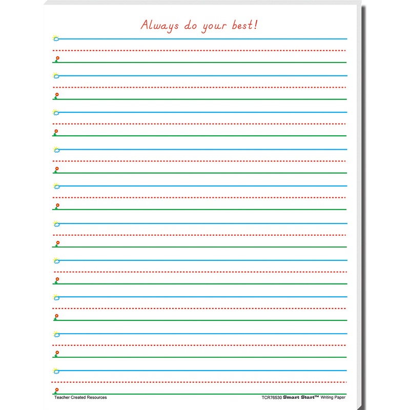 Smart Start 1 - 2 Writing Paper: 40 Sheet Tablet