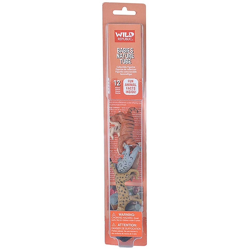 Tube of Baby Animal Figurines