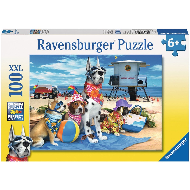 100 Pc No Dogs at the Beach XXL Puzzle