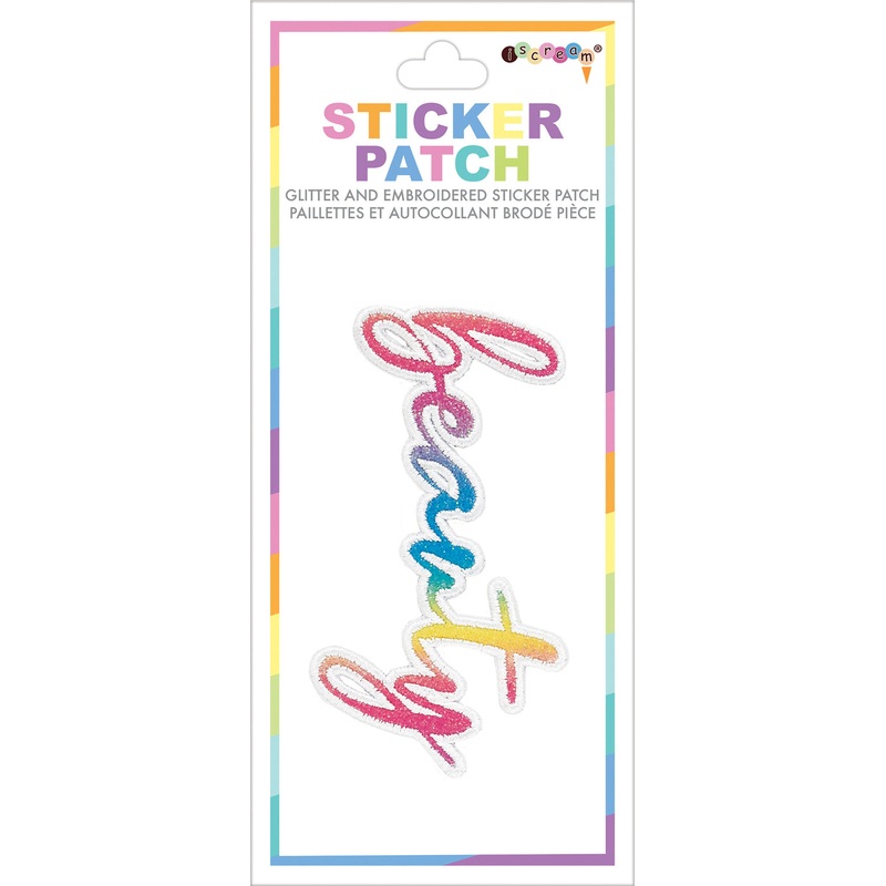 Beauty Glitter Emb Sticker