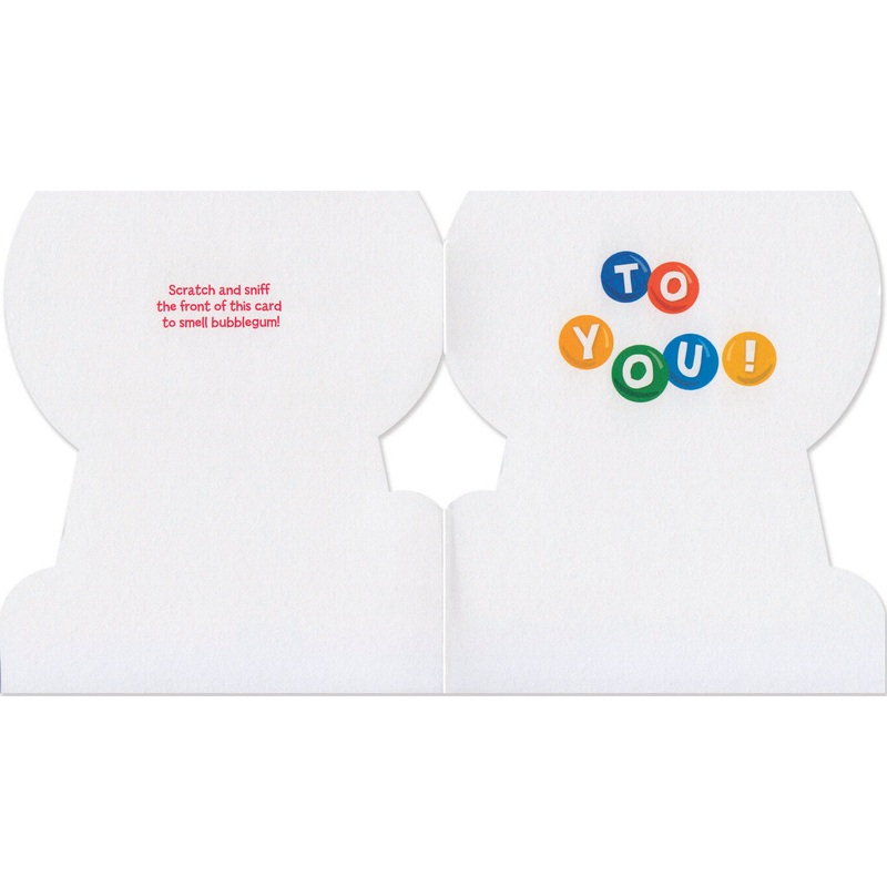 Bubblegum Machine Scratch & Sniff Card