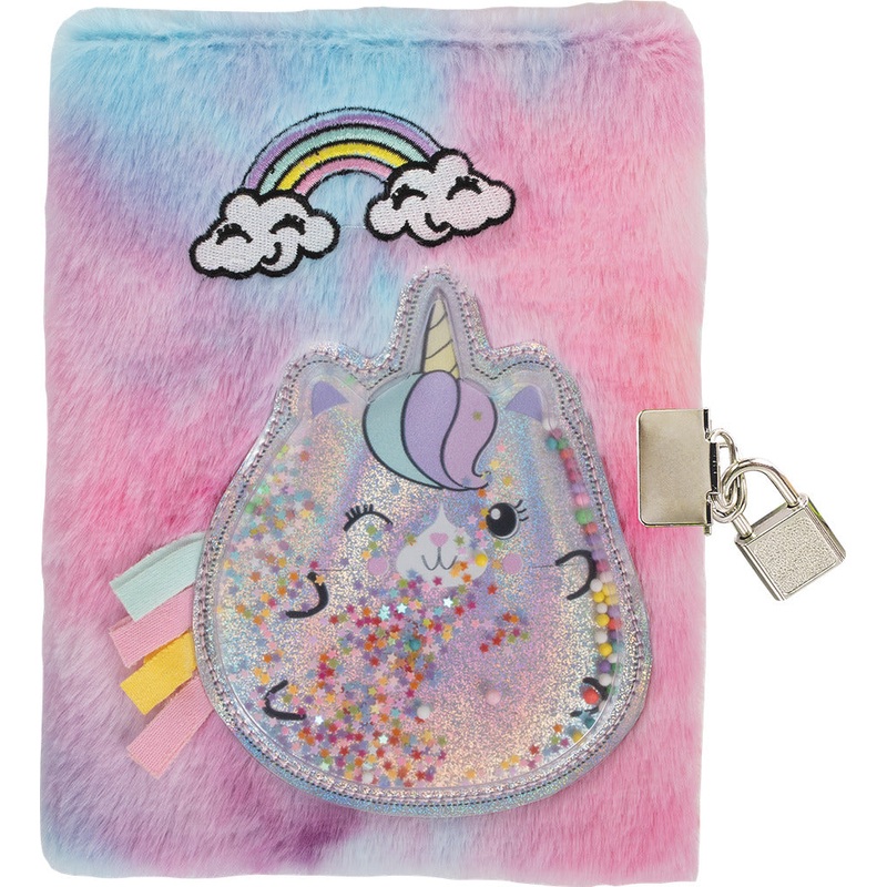 Caticorn Lock And Key Journal