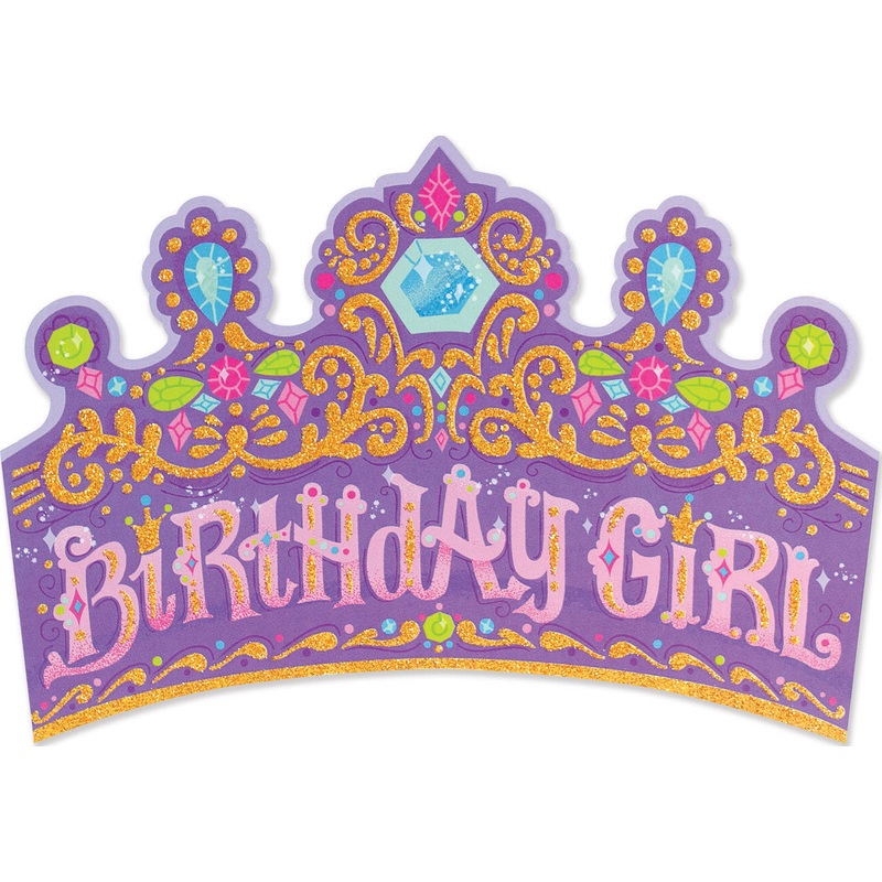 Crown Glitter Card