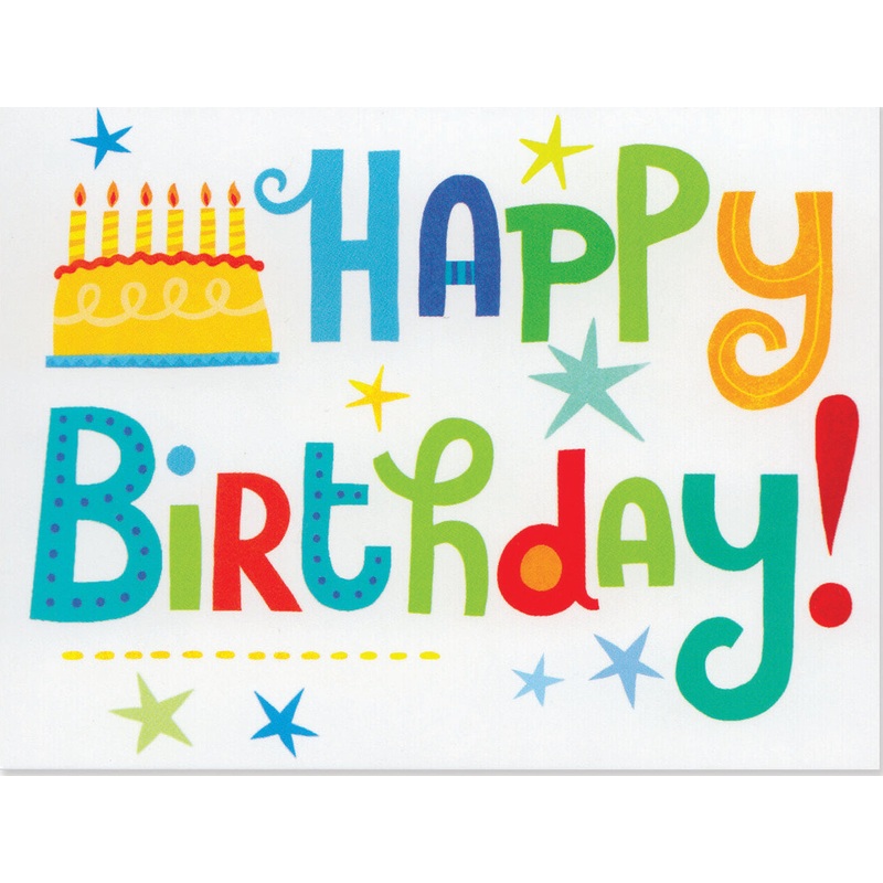 Happy Birthday Gift Enclosure Card