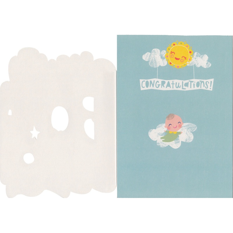 It'S A Boy Die-Cut Card