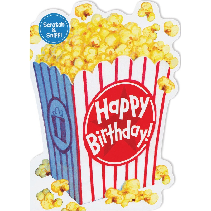 Popcorn Scratch & Sniff Card