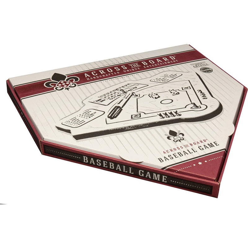 Across the Board Wooden Tabletop Baseball Game