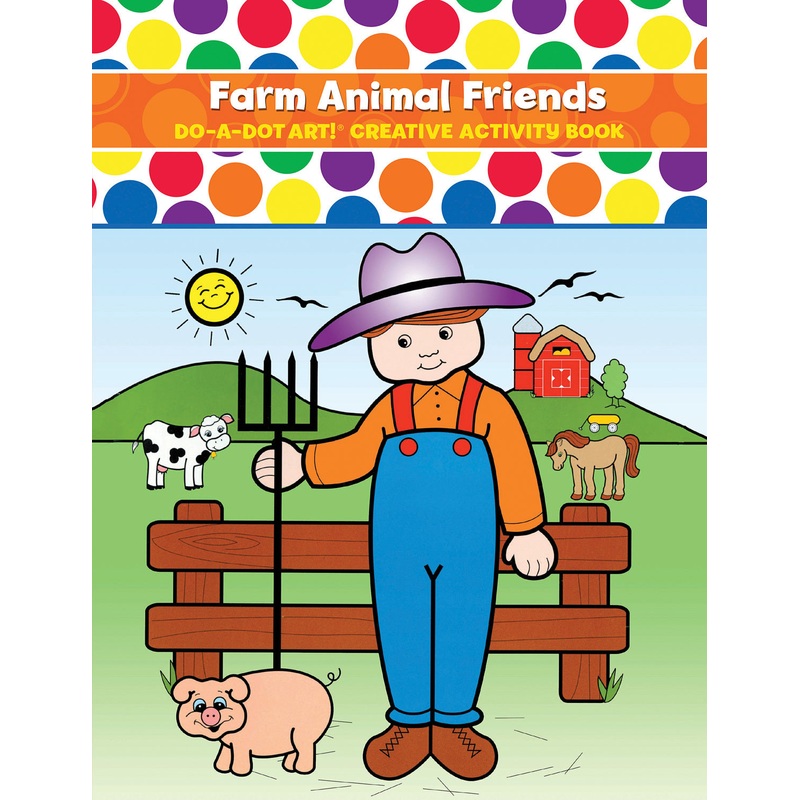 Do-A-Dot Art Farm Animals Activity Book