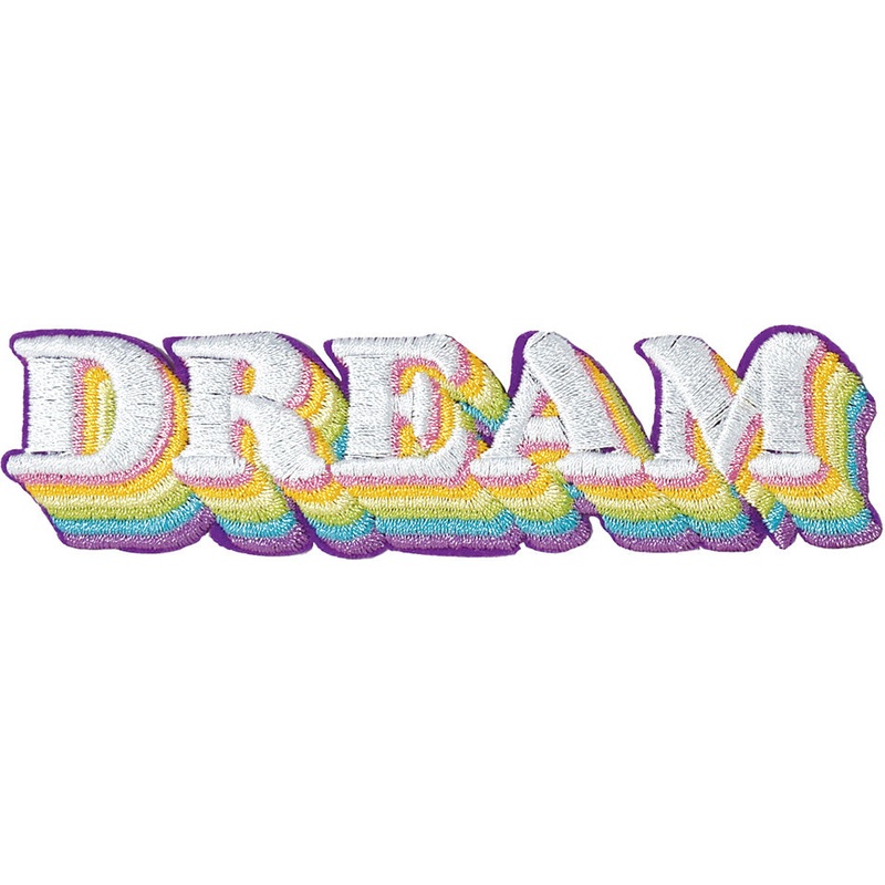 Dream Embroidered Sticker Patch