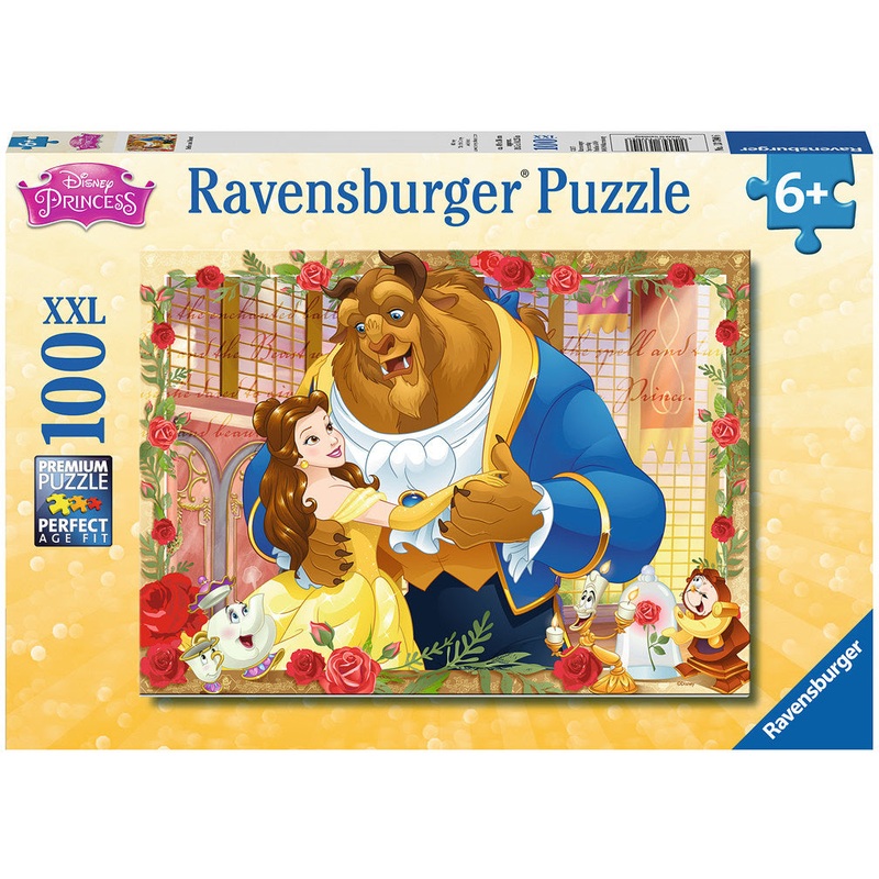 100 Pc Disney Princess Belle & Beast XXL Puzzle