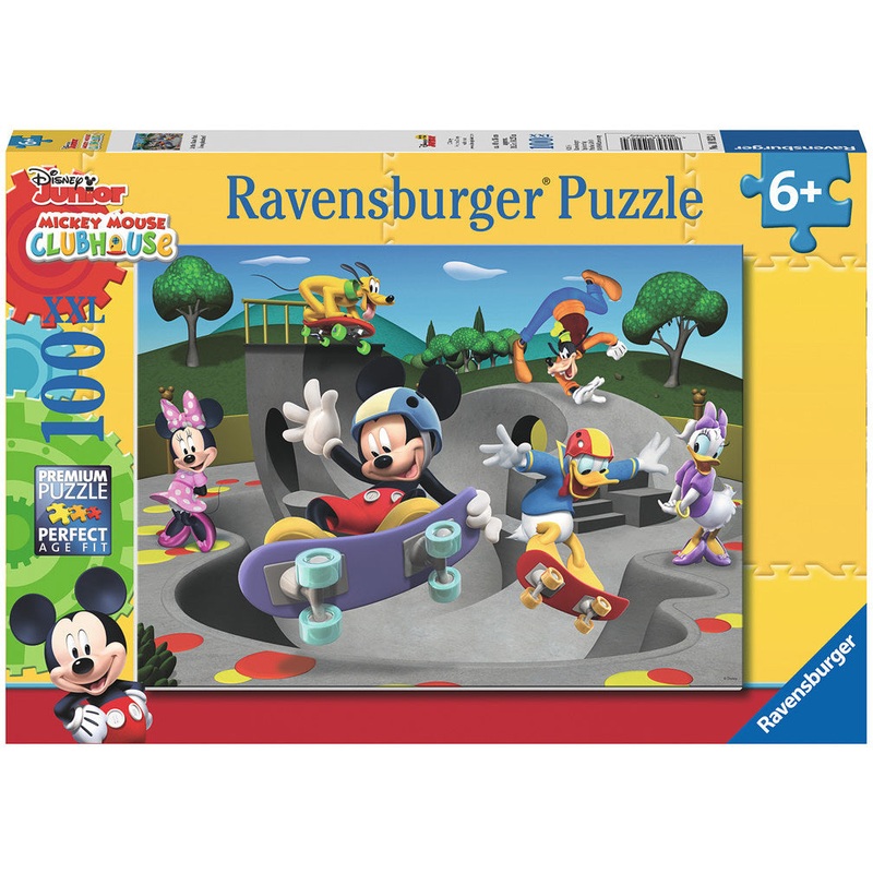 100 Pc Mickey Mouse Clubhouse At the Skate Park XXL Puzzle