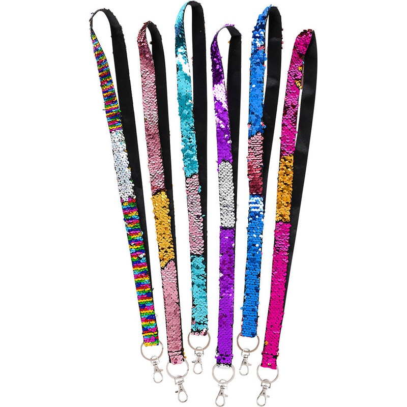 36" Flip Sequin Lanyard