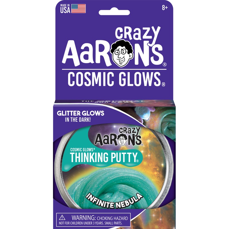 Infinite Nebula 4" Cosmic Glow-in-the-Dark Thinking Putty