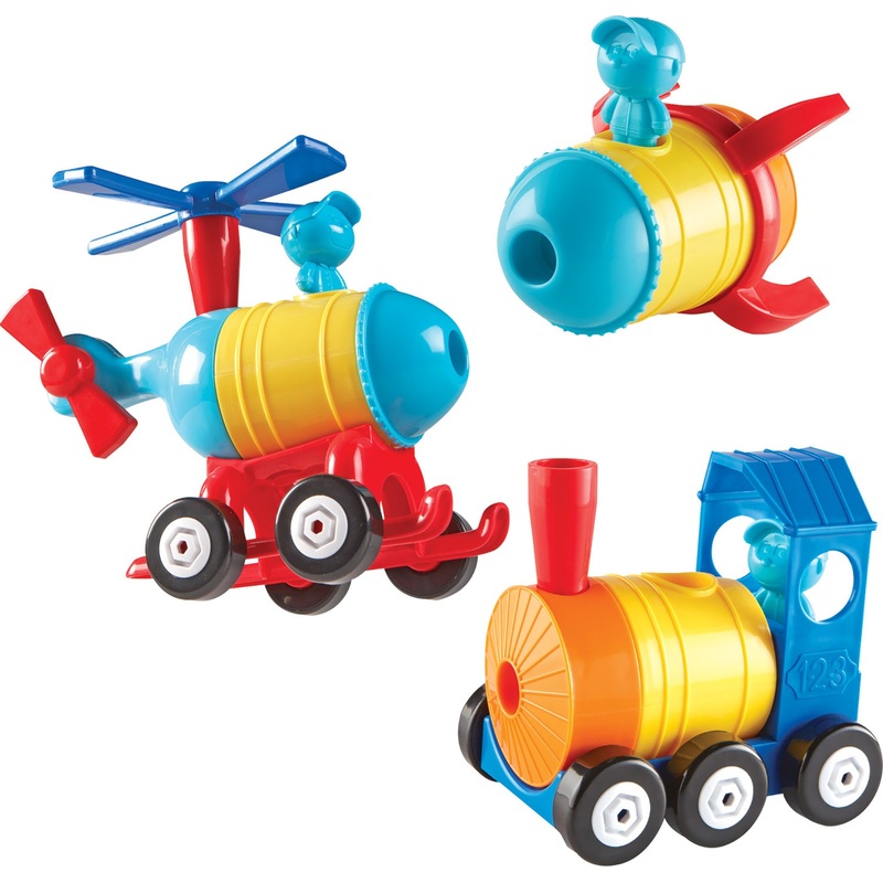 1-2-3 Build It Train/Rocket/Helicopter
