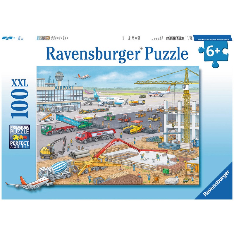 100 Pc Construction at the Airport XXL Puzzle