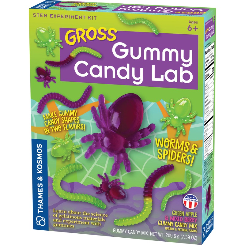 Gross Gummy Candy Lab: Worms and Spiders Age 6+