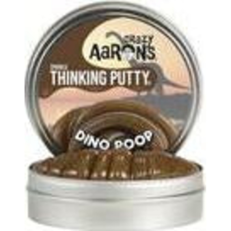 Dino Poop Sparkle Putty 4" Tin