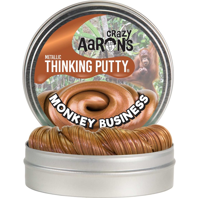 Monkey Business Metallic Putty 4" Tin