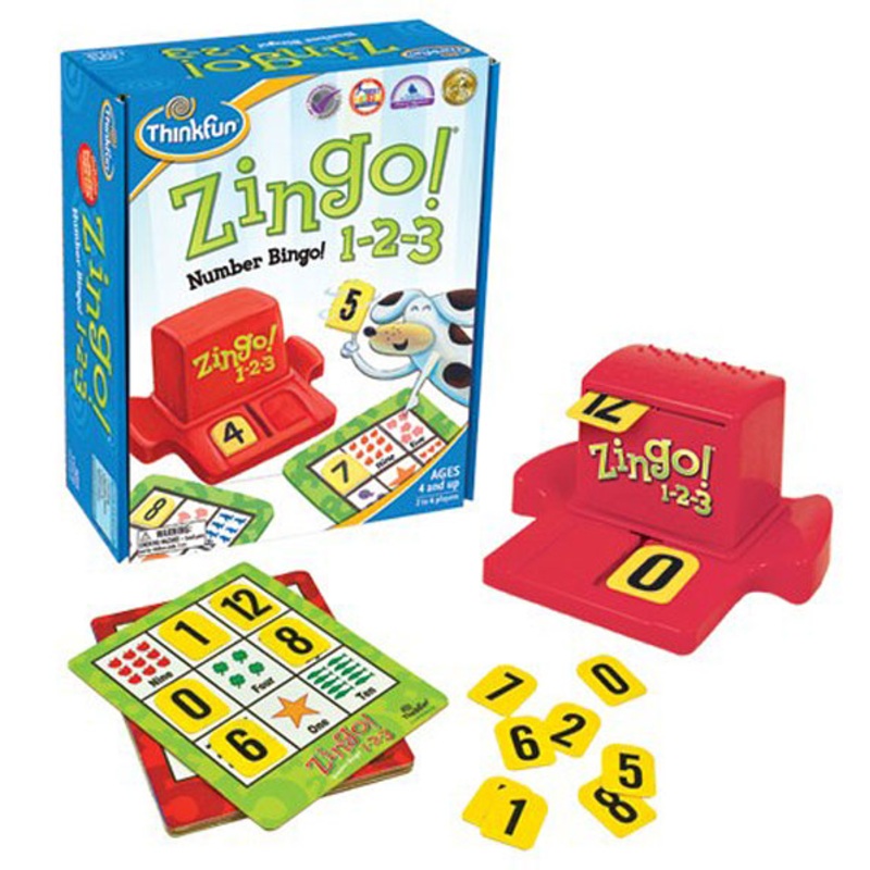 Think Fun Zingo! 1-2-3 Game Age 4+