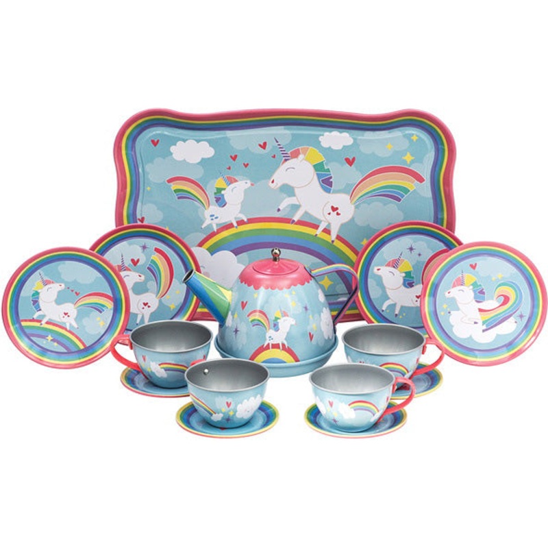 Unicorn Tin Tea Set