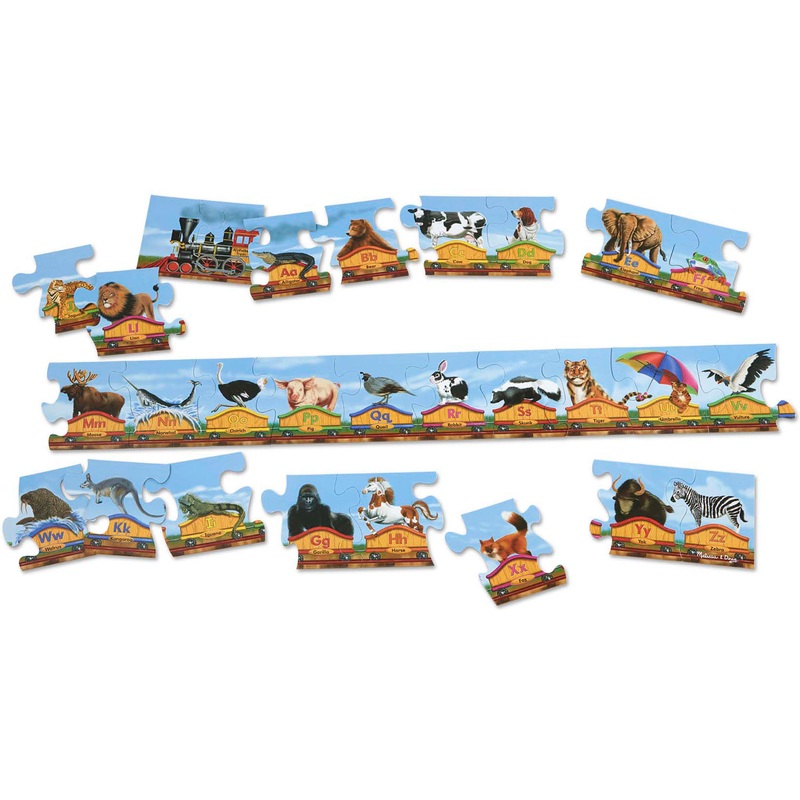 Alphabet Train Floor (28 pc)