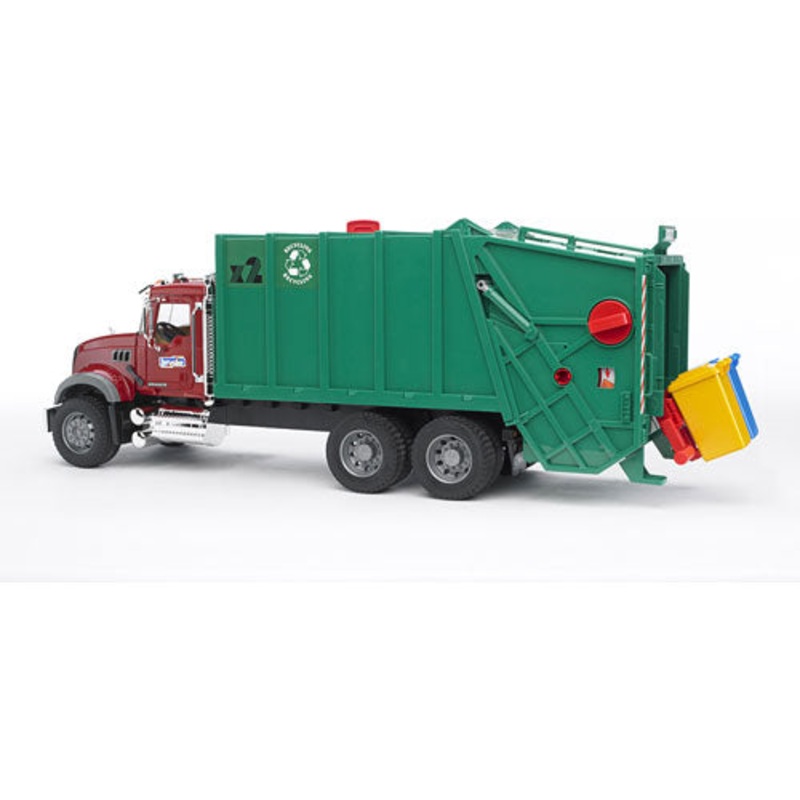 Bruder Mack Granite Rear Loading Garbage Truck