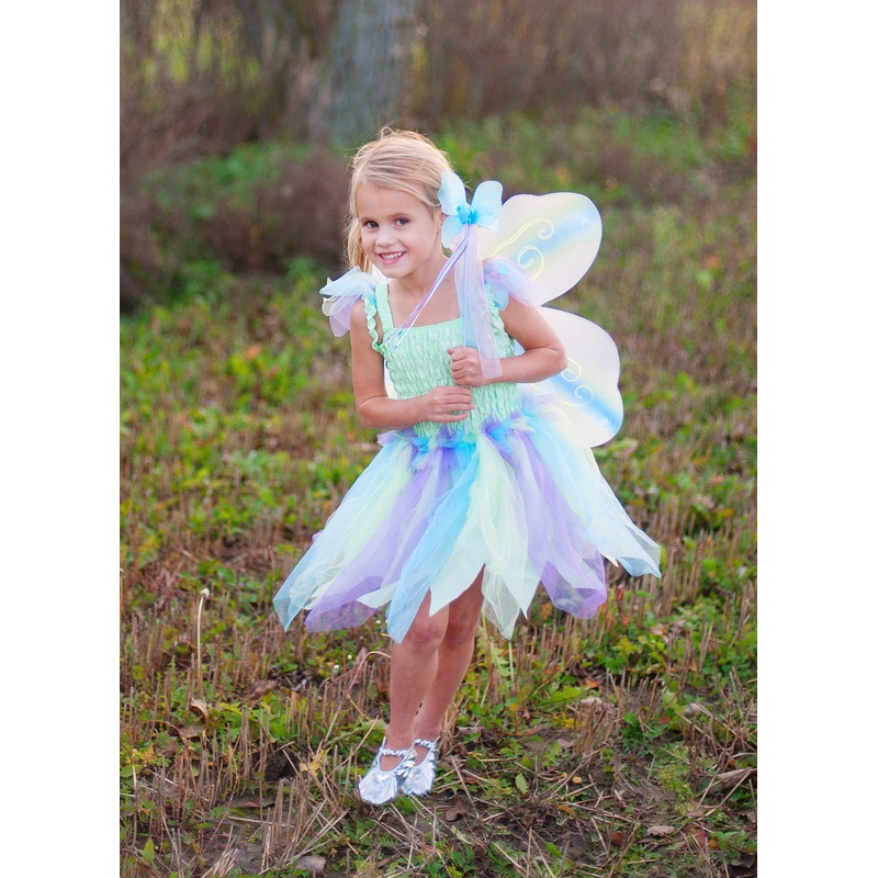 Buttterfly Dress, Wings Wand (green, MD