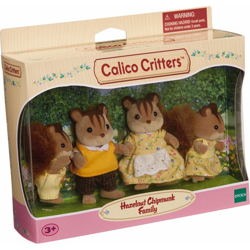 Calico Critters Hazelnut Chipmunk Family