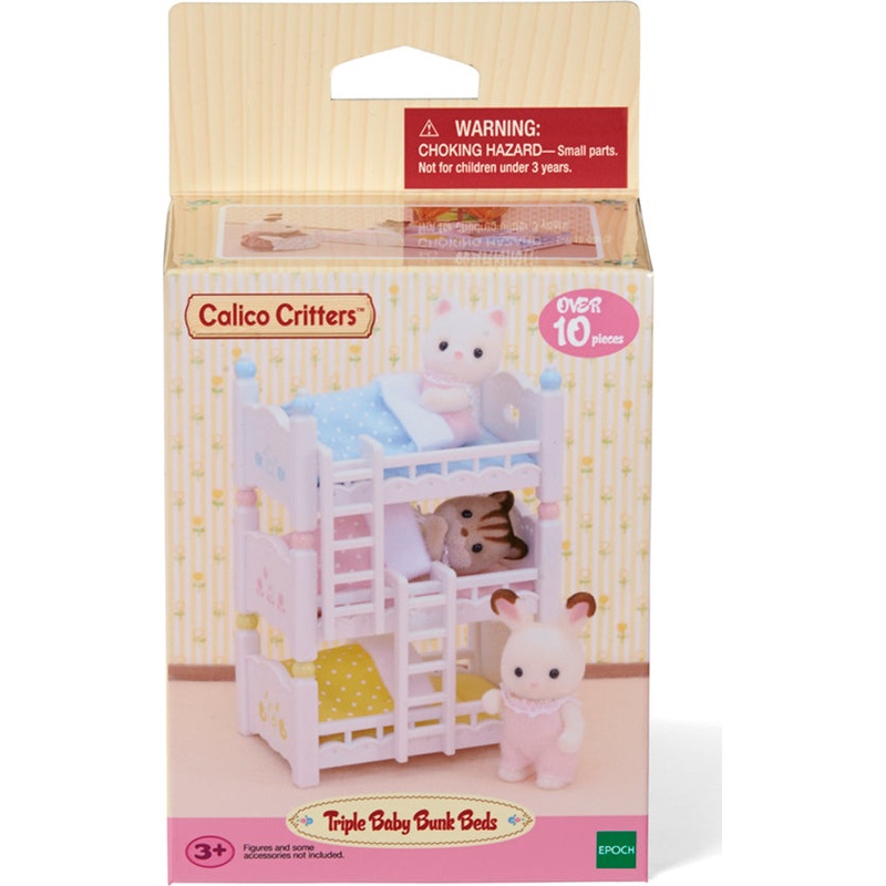 Calico Critters Triple Baby Bunk Beds