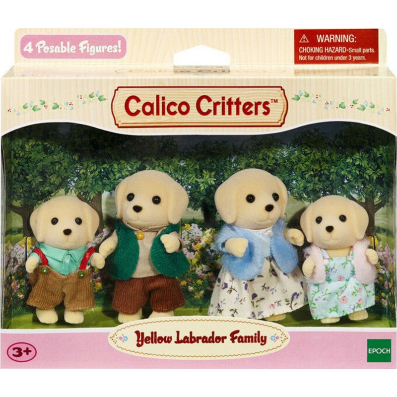 Calico Critters Yellow Labrador Family