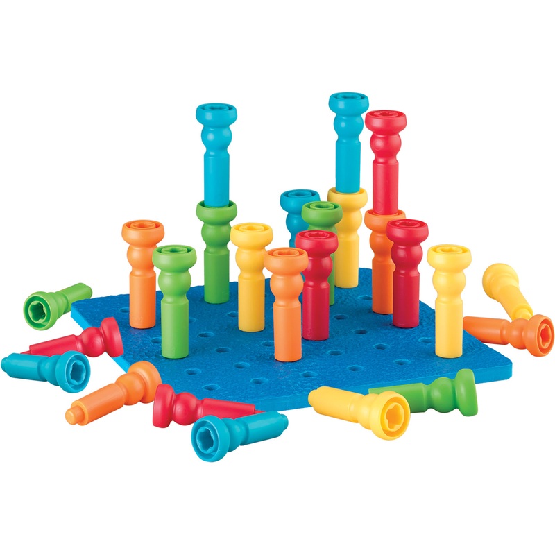 Tall-Stacker Peg & Pegboard Set
