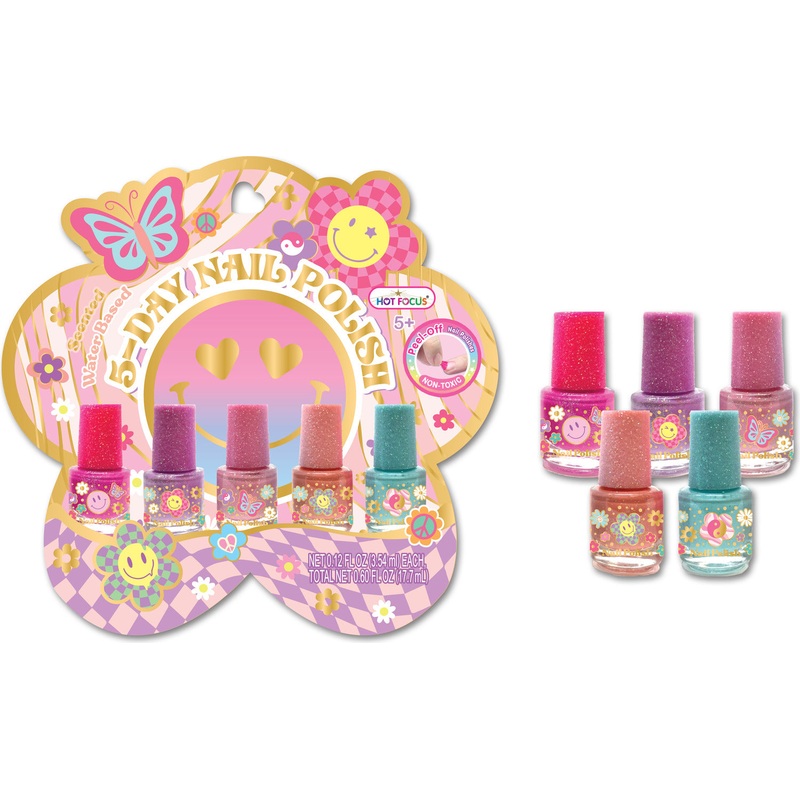 5 Day Nail Polish, Groovy Flower