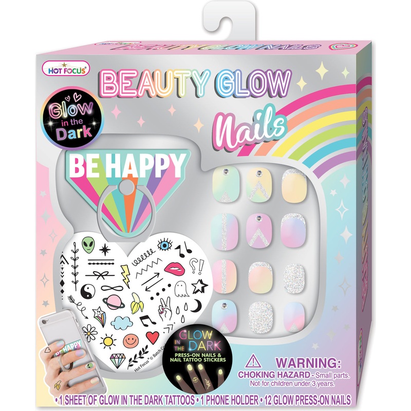 Beauty Glow Nails, Rainbow