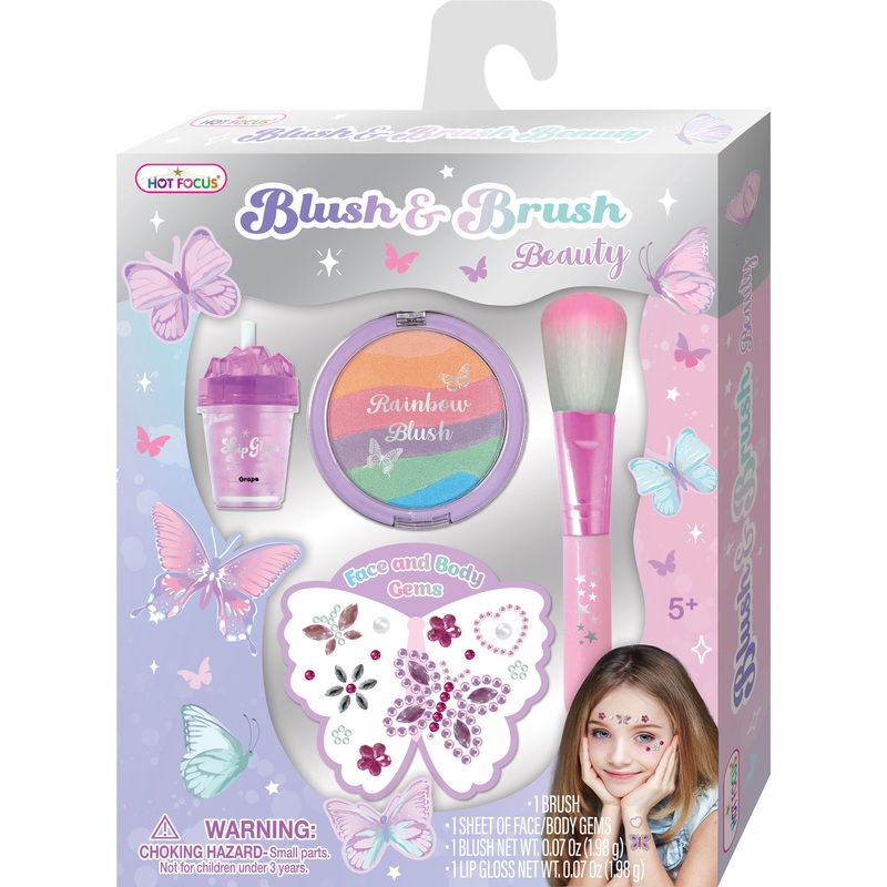 Blush & Brush Beauty, Tie Dye Butterfly