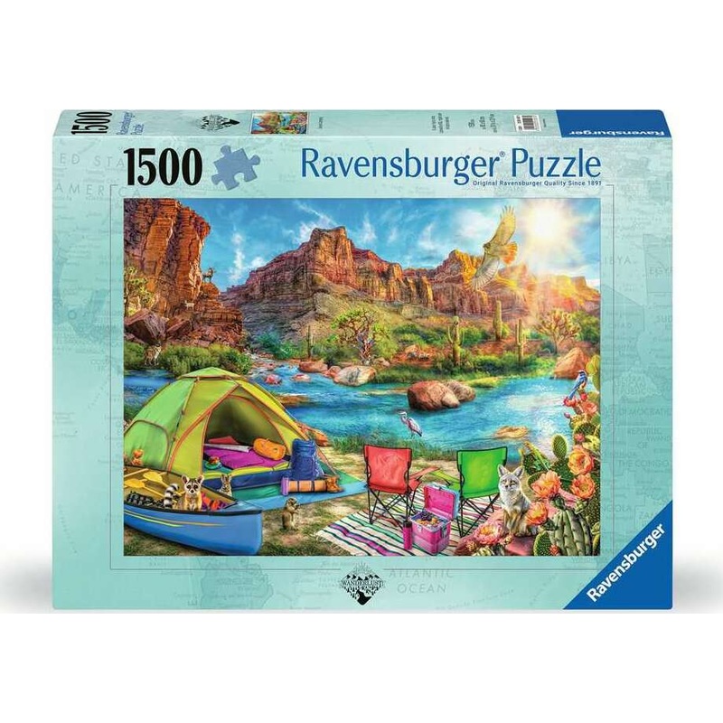 Canyon Camping (1500 Piece Puzzle)