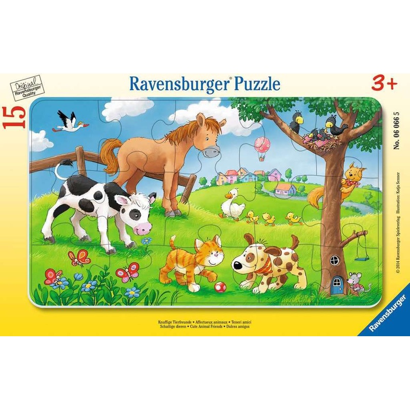 Cute Animal Friends (15 pc Puzzle) Age 3+
