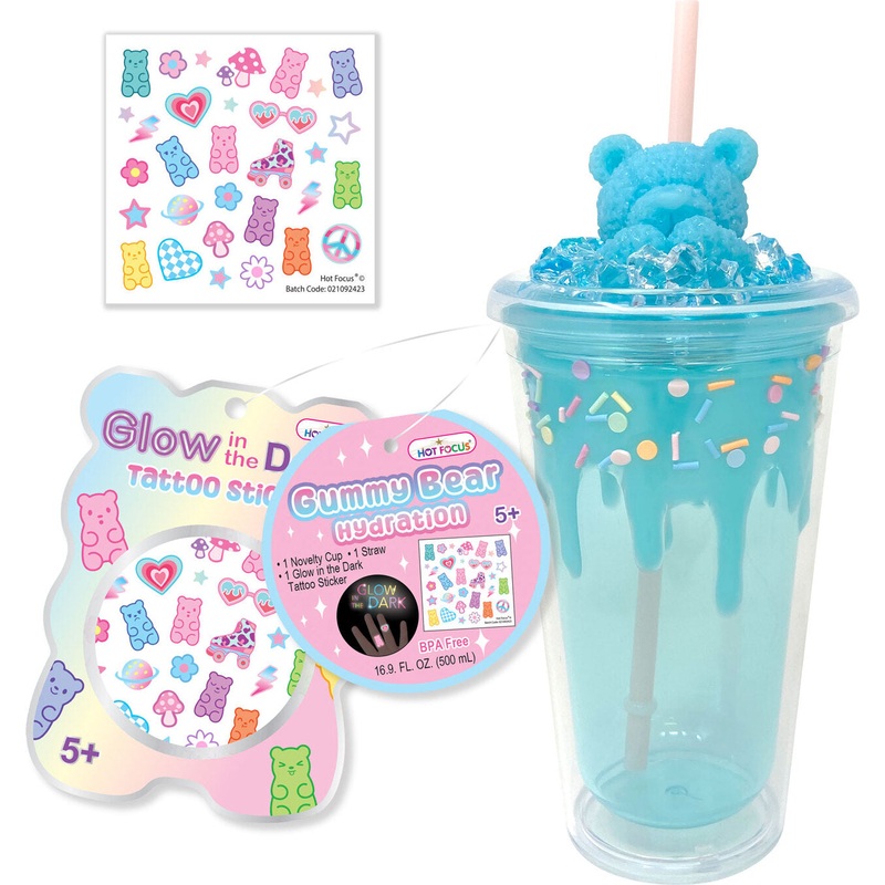 Gummy Bear Hydration, Blue (16.9 FL. oz/500 mL)