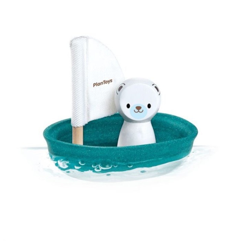 Plan Toys Sailing Boat Polar Bear