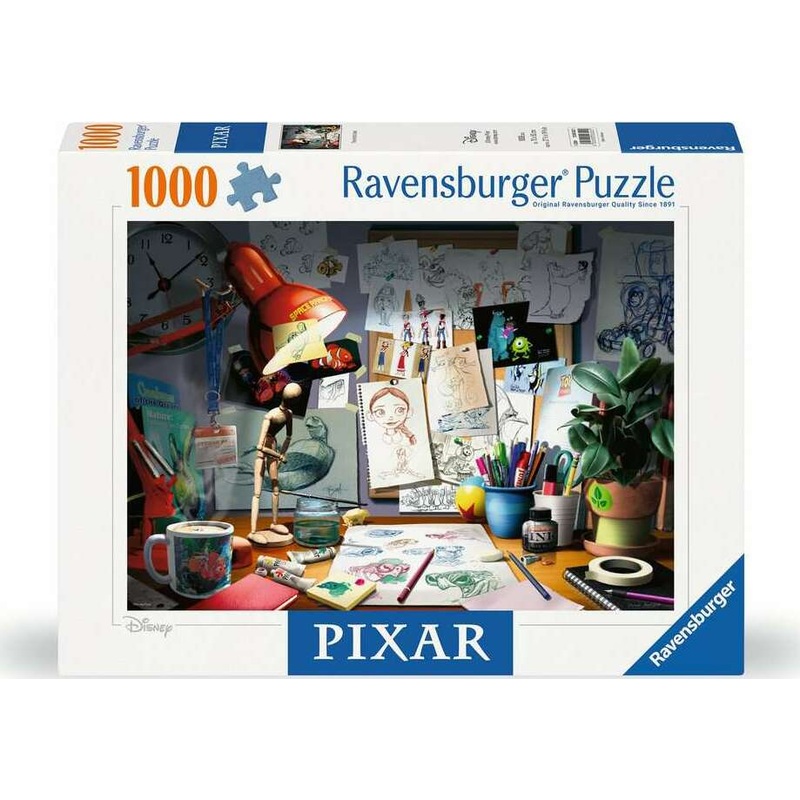 The Artist's Desk (1000 Piece Puzzle)