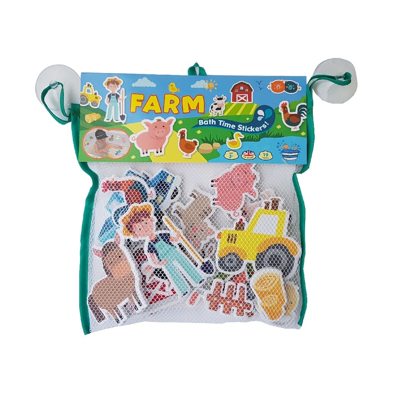 Bath Time Stickers Farm