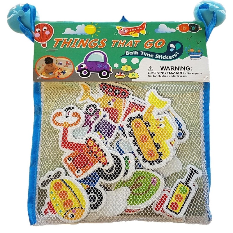 Bath Time Stickers Things That Go