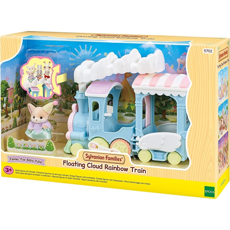Floating Cloud Rainbow Train