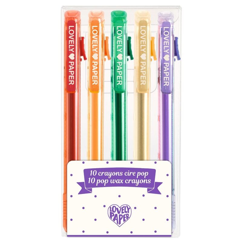 Lovely Paper 5 Pop Crayons