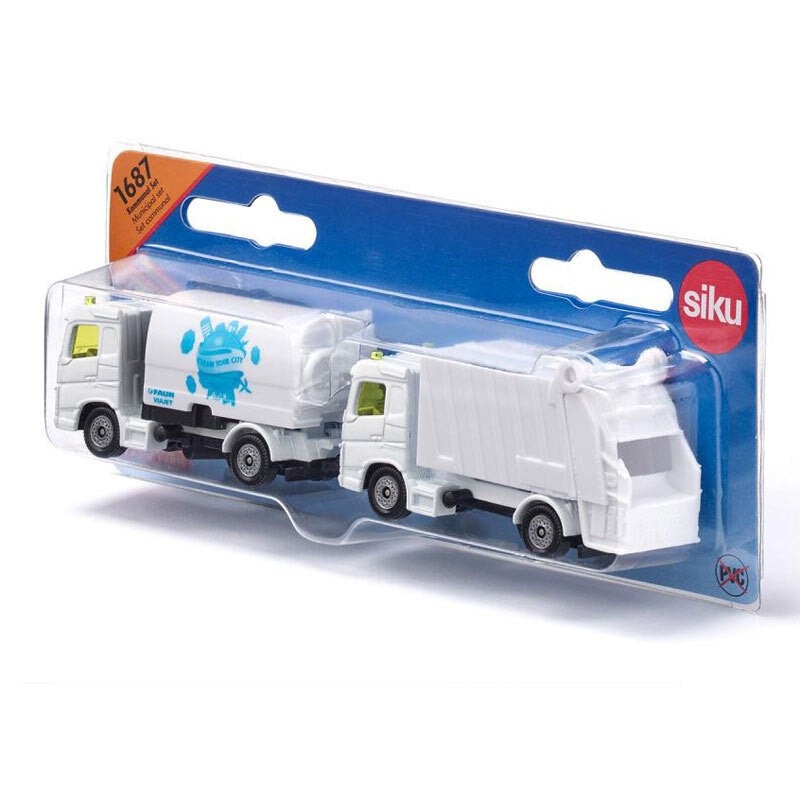 Siku Municipal Road Sweeper & Garbage Truck