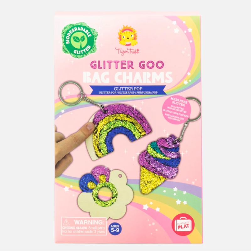 Glitter Goo Bag Charms Glitter Pop