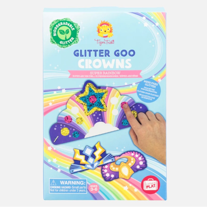 Glitter Goo Crowns Super Rainbow