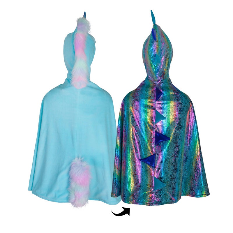 Gp Reversible Unicorn & Dragon Cape Size 5-6