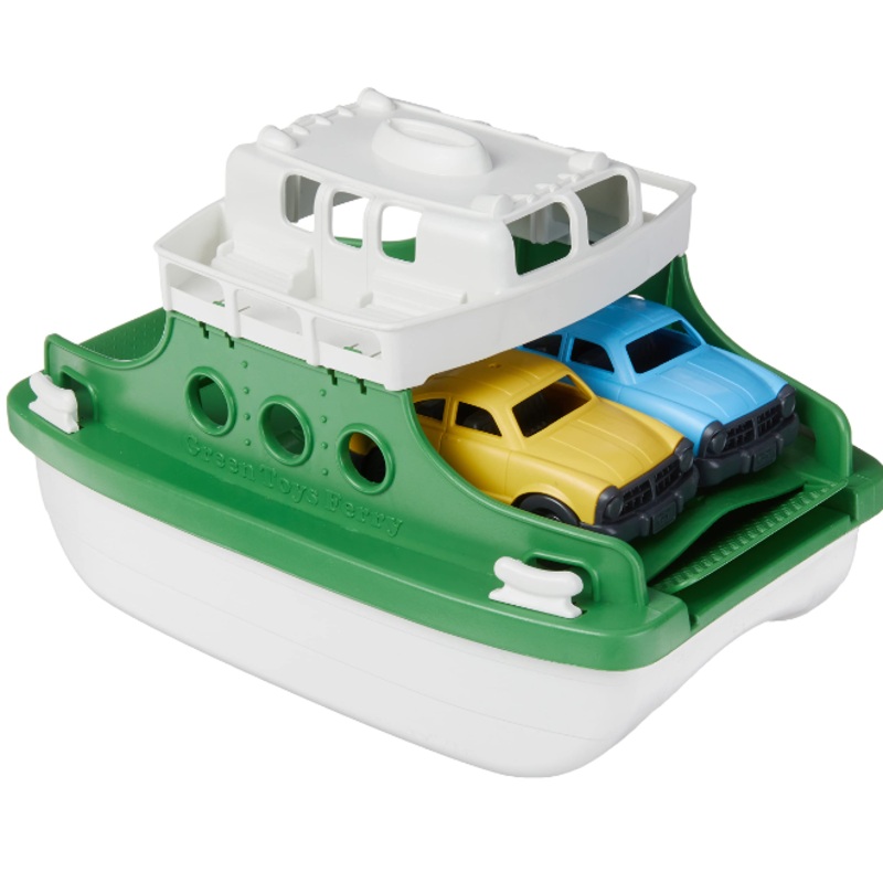 Green Toys Ferry Boat Green & White
